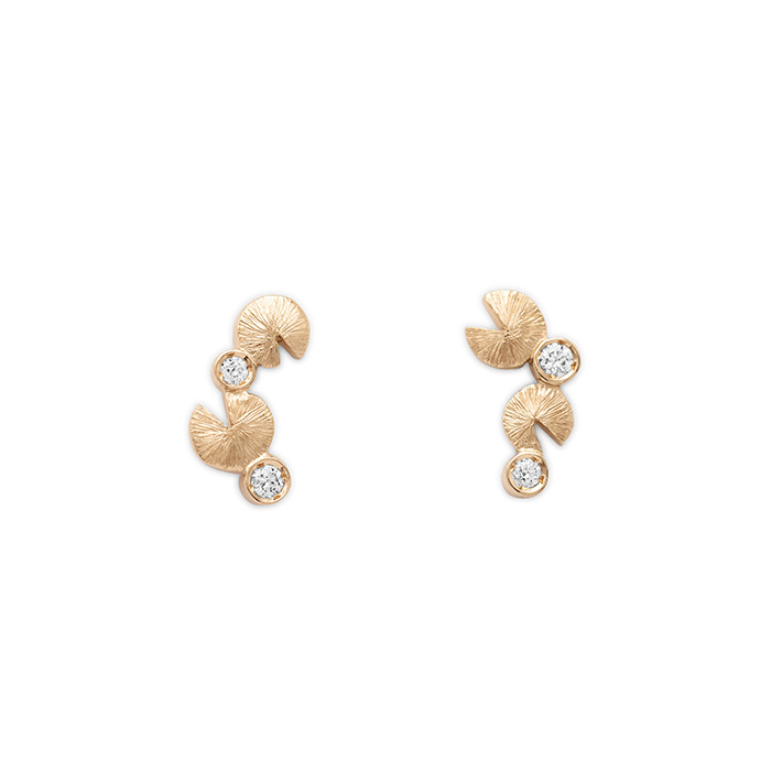 Boucles d'oreilles petites Nymphea