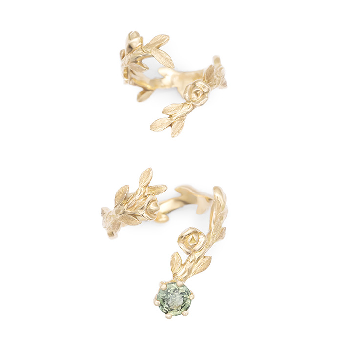 duo-bagues-branches-phalange-or-rose-saphir-vert-sur-mesure-39611300