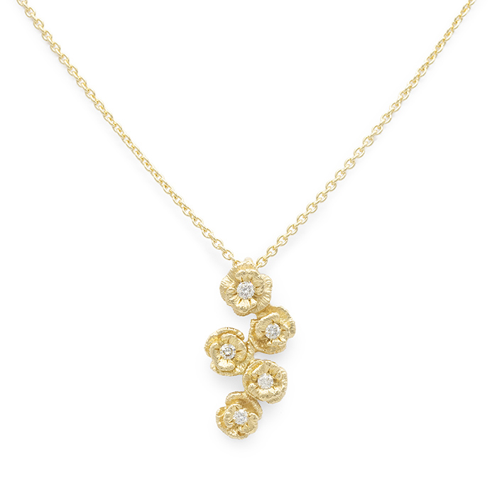 collier-pendentif-cinq-coquelicots-or-jaune-diamants-145553