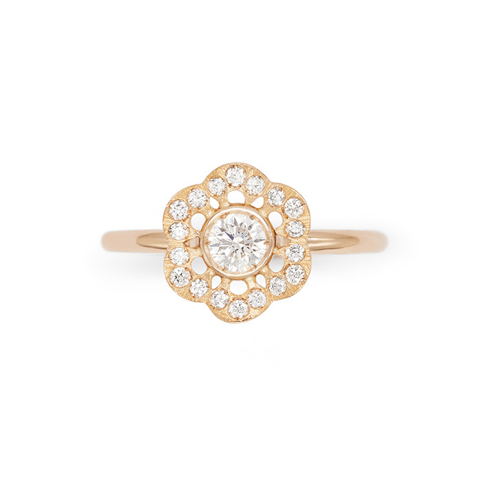 Bague fiancaille best sale marguerite diamant